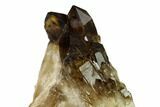 Smoky Citrine Crystal Cluster - Lwena, Congo #128418-2